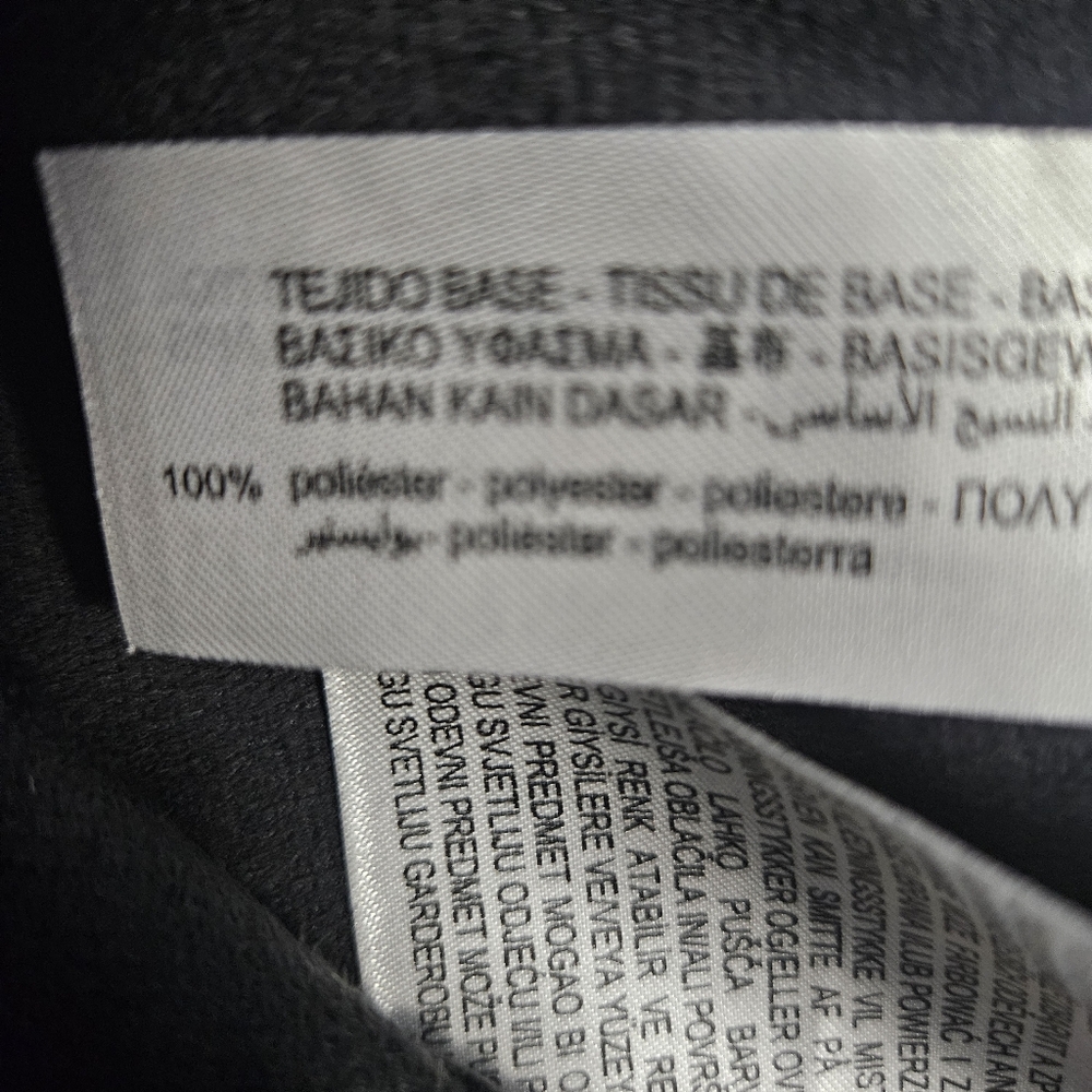 Zara Black Faux Leather Side Zip Ankle Legging Pants sz S - Picture 6 of 11